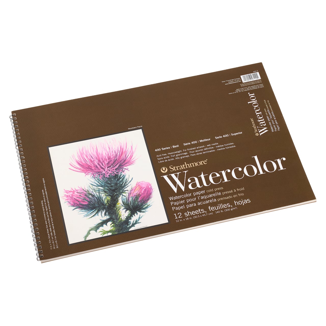 Strathmore® 400 Series Wired Watercolor Paper Pad